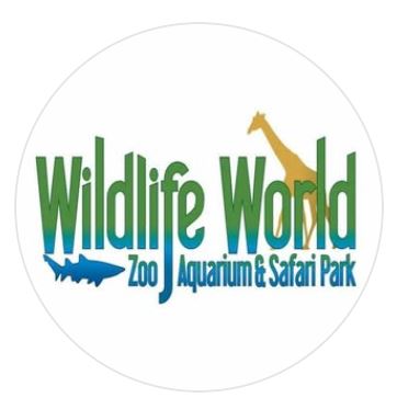 wildlife world zoo aquarium and safari park logo